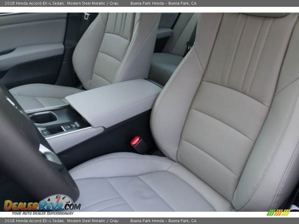 2018 Honda Accord EX-L Sedan Modern Steel Metallic / Gray Photo #20