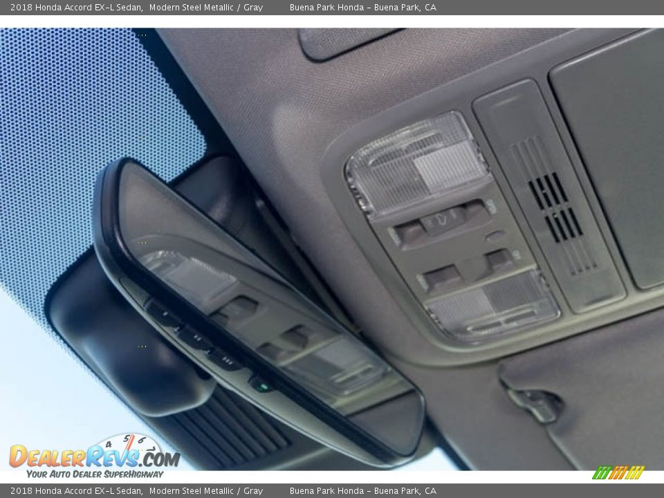 2018 Honda Accord EX-L Sedan Modern Steel Metallic / Gray Photo #23