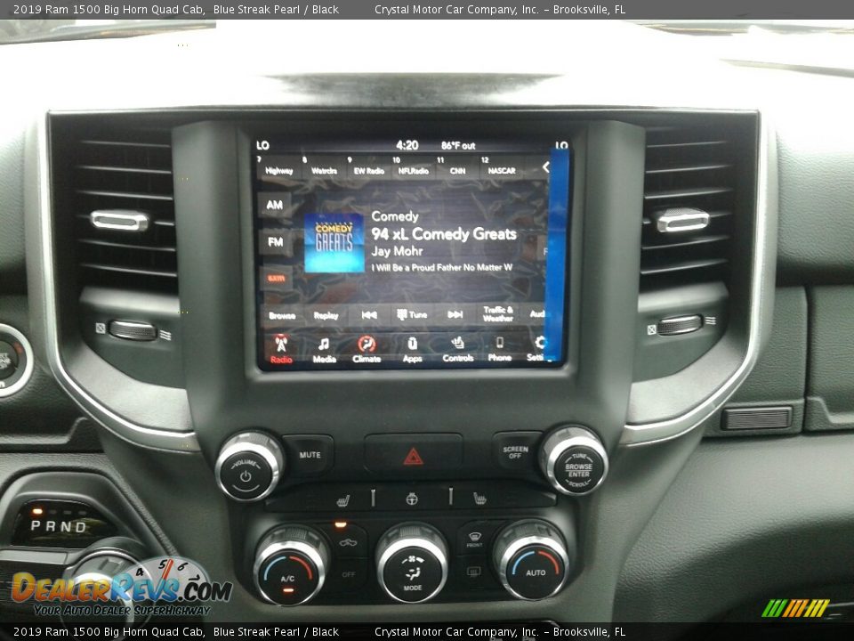 2019 Ram 1500 Big Horn Quad Cab Blue Streak Pearl / Black Photo #15