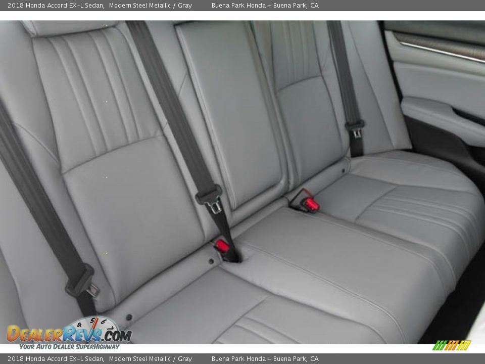 2018 Honda Accord EX-L Sedan Modern Steel Metallic / Gray Photo #26