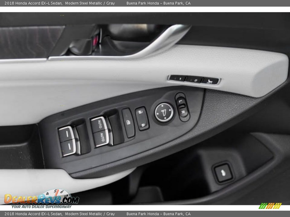 2018 Honda Accord EX-L Sedan Modern Steel Metallic / Gray Photo #30