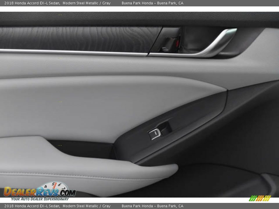 2018 Honda Accord EX-L Sedan Modern Steel Metallic / Gray Photo #31