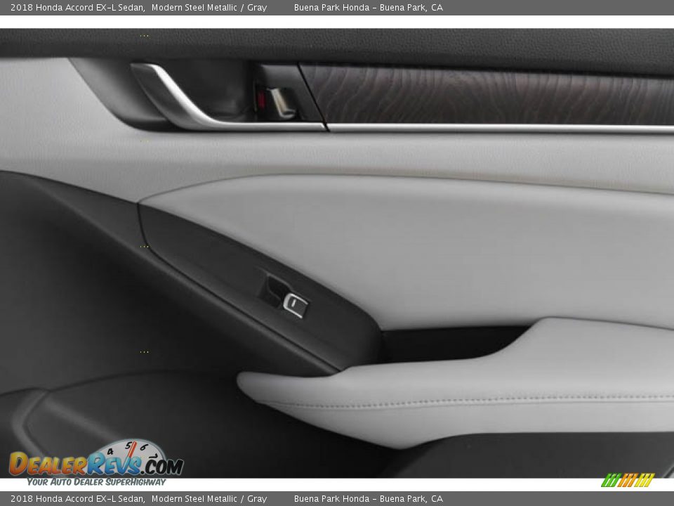 2018 Honda Accord EX-L Sedan Modern Steel Metallic / Gray Photo #32