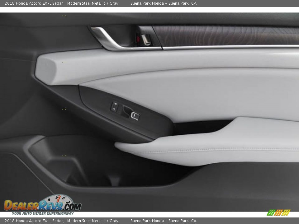 2018 Honda Accord EX-L Sedan Modern Steel Metallic / Gray Photo #33
