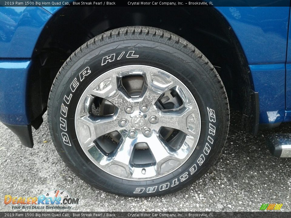 2019 Ram 1500 Big Horn Quad Cab Blue Streak Pearl / Black Photo #20