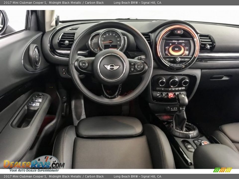 2017 Mini Clubman Cooper S Midnight Black Metallic / Carbon Black Photo #4