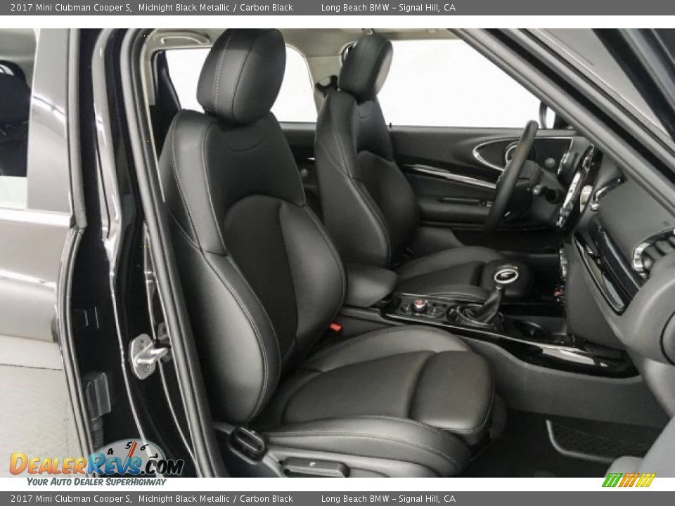 2017 Mini Clubman Cooper S Midnight Black Metallic / Carbon Black Photo #6
