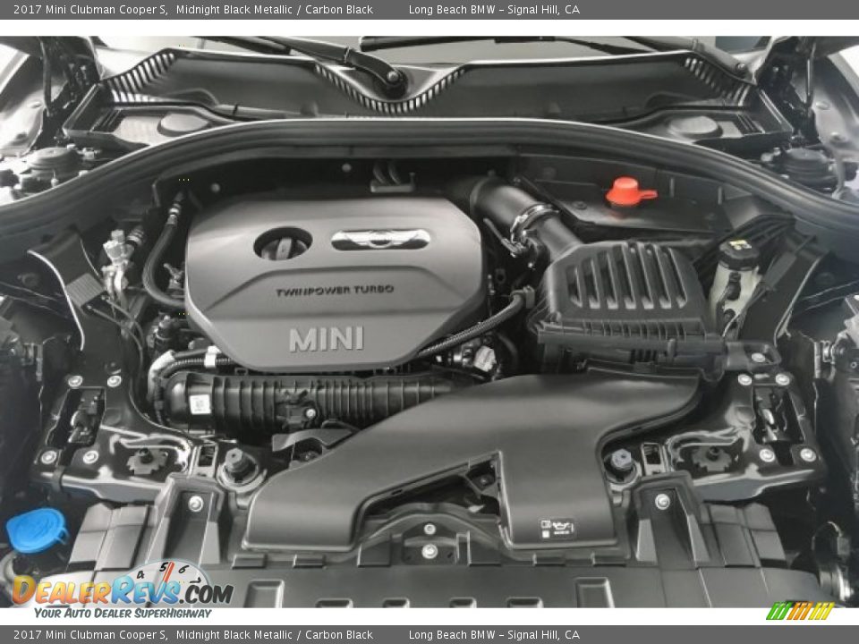 2017 Mini Clubman Cooper S Midnight Black Metallic / Carbon Black Photo #9