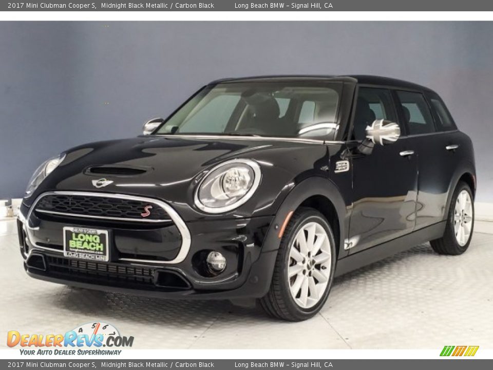 2017 Mini Clubman Cooper S Midnight Black Metallic / Carbon Black Photo #13