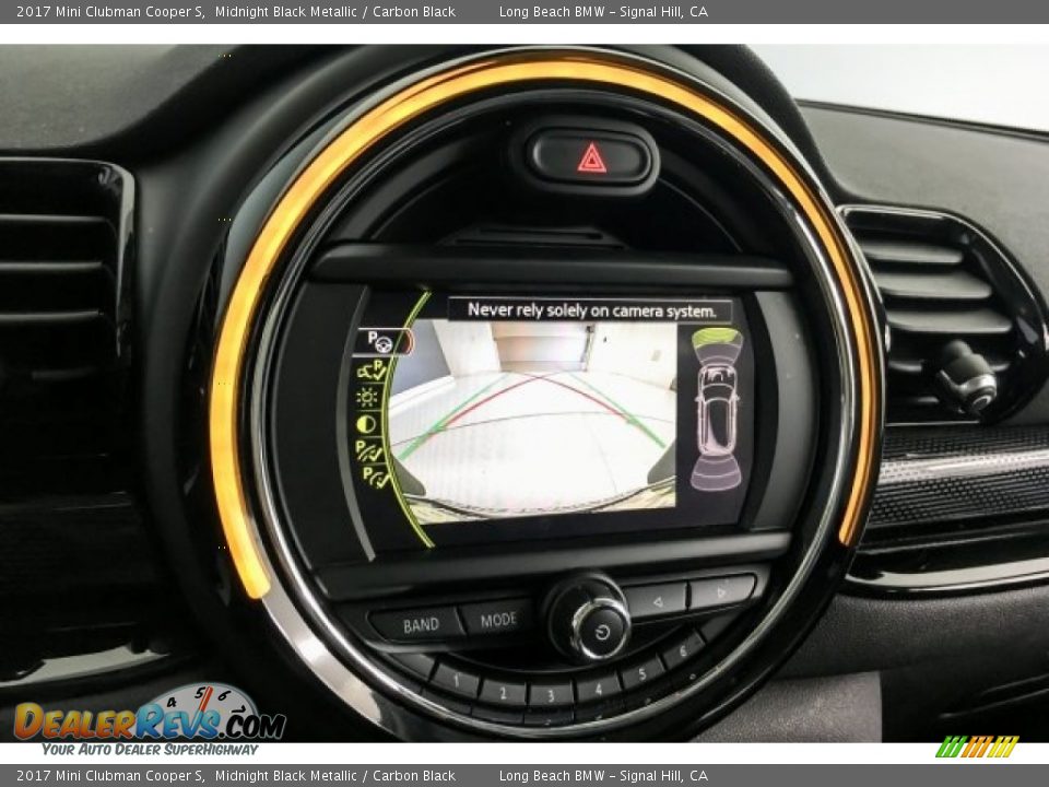 2017 Mini Clubman Cooper S Midnight Black Metallic / Carbon Black Photo #14