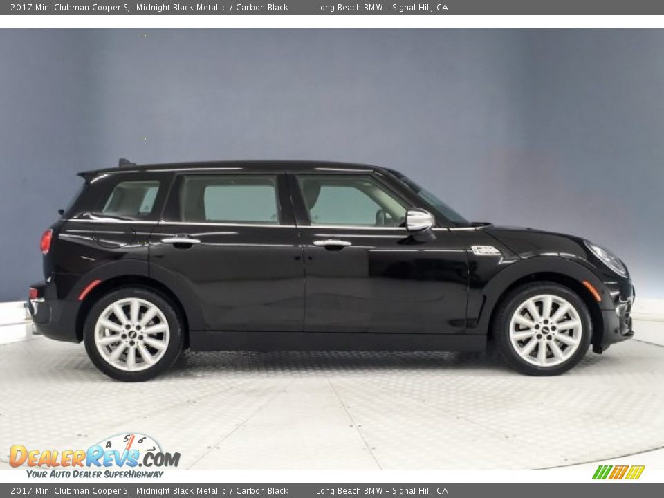 2017 Mini Clubman Cooper S Midnight Black Metallic / Carbon Black Photo #18