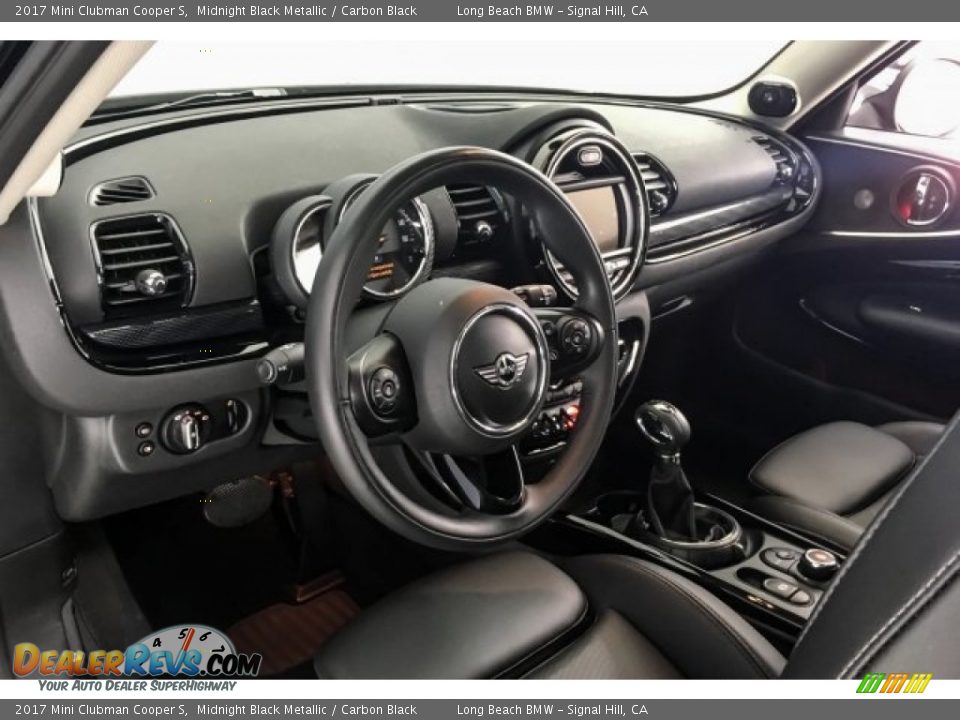 2017 Mini Clubman Cooper S Midnight Black Metallic / Carbon Black Photo #20