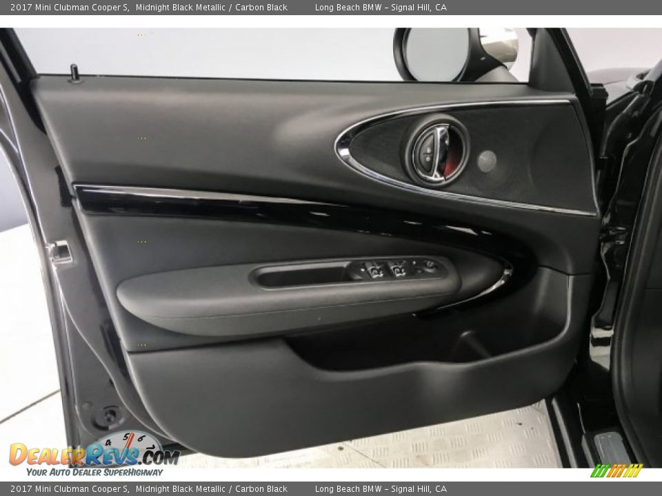 2017 Mini Clubman Cooper S Midnight Black Metallic / Carbon Black Photo #23