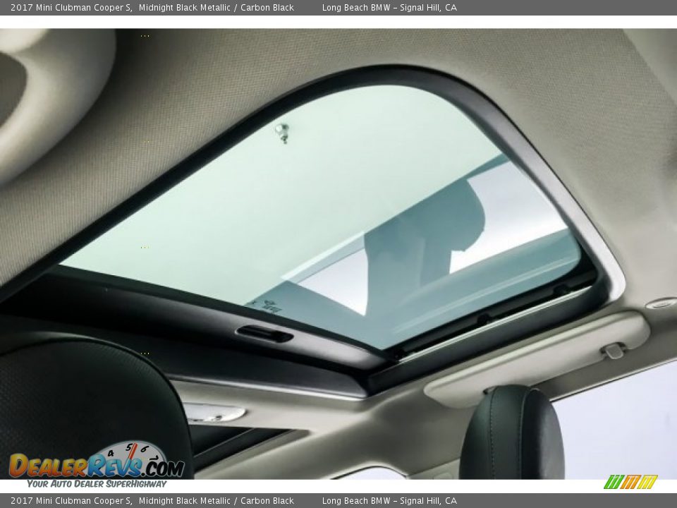 2017 Mini Clubman Cooper S Midnight Black Metallic / Carbon Black Photo #28
