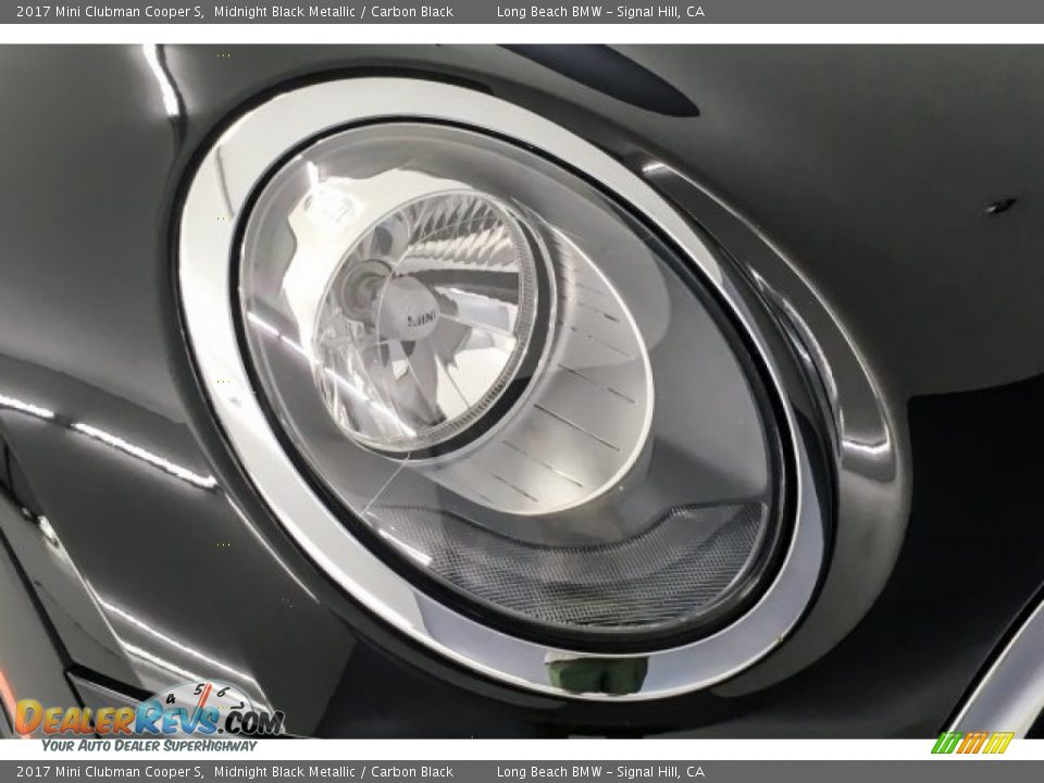 2017 Mini Clubman Cooper S Midnight Black Metallic / Carbon Black Photo #31