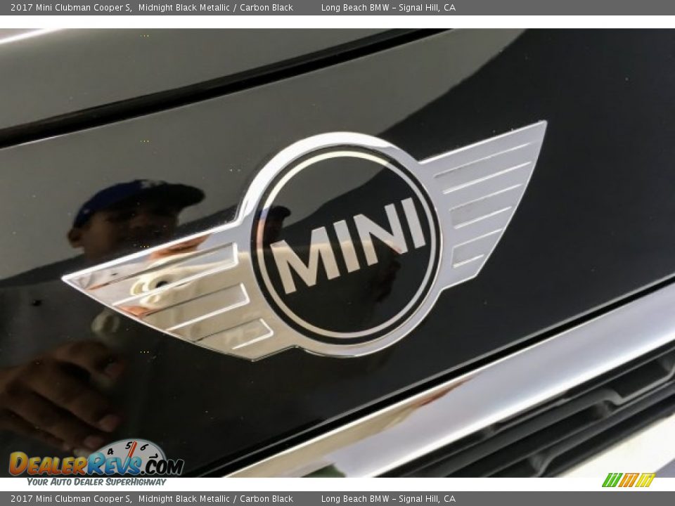 2017 Mini Clubman Cooper S Midnight Black Metallic / Carbon Black Photo #32