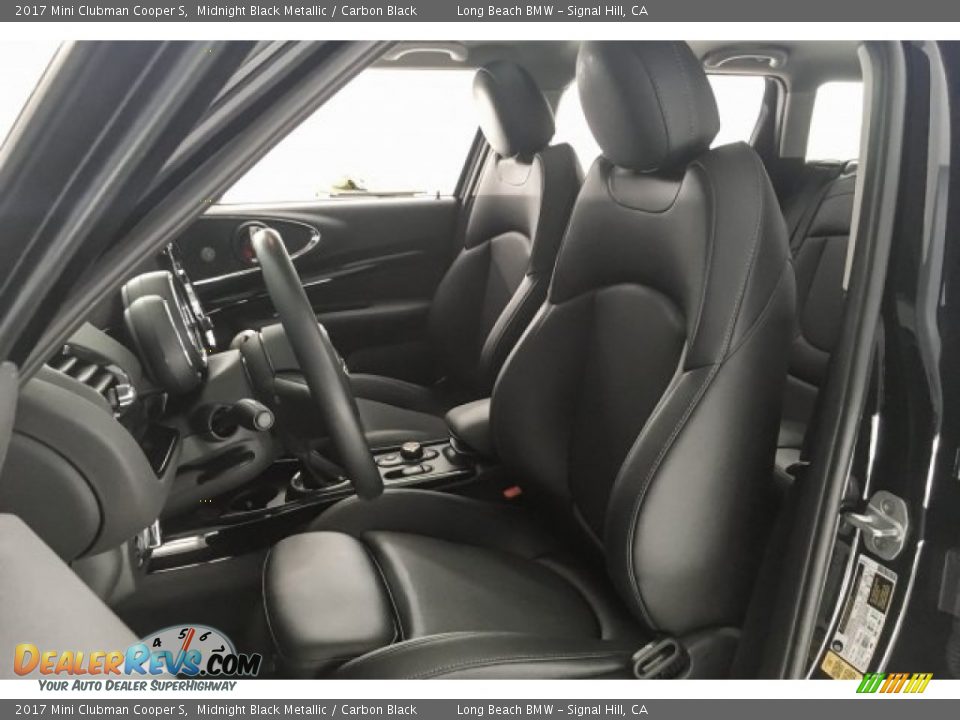 2017 Mini Clubman Cooper S Midnight Black Metallic / Carbon Black Photo #33