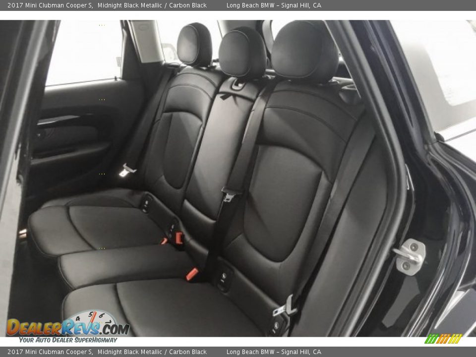 2017 Mini Clubman Cooper S Midnight Black Metallic / Carbon Black Photo #34