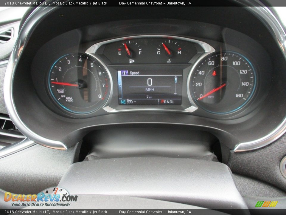 2018 Chevrolet Malibu LT Mosaic Black Metallic / Jet Black Photo #7