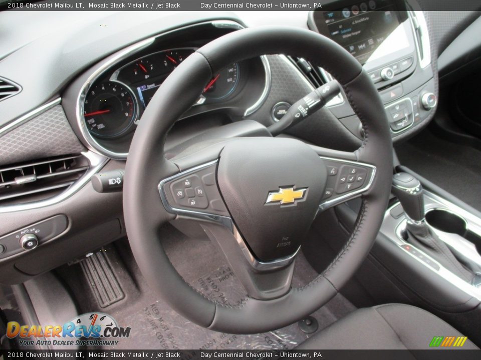 2018 Chevrolet Malibu LT Mosaic Black Metallic / Jet Black Photo #13