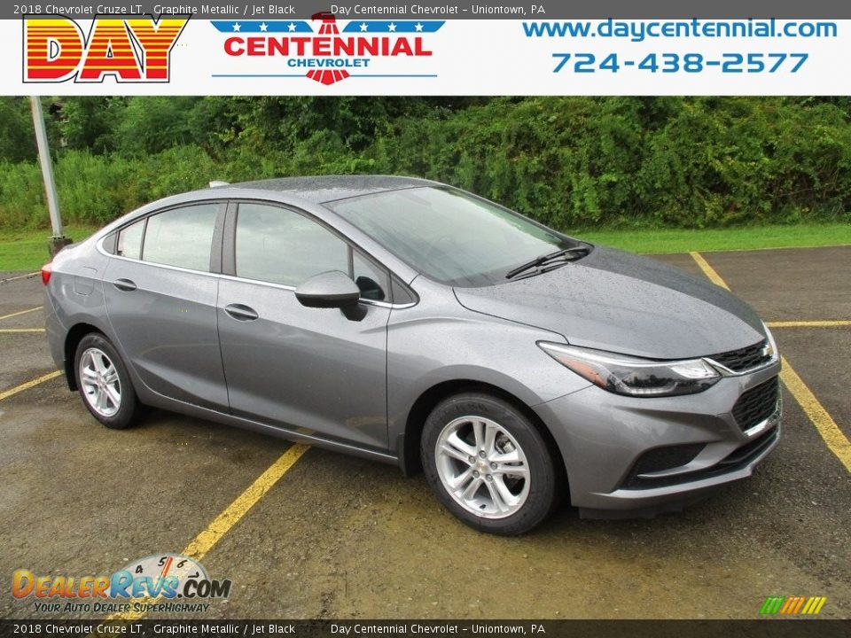 2018 Chevrolet Cruze LT Graphite Metallic / Jet Black Photo #1