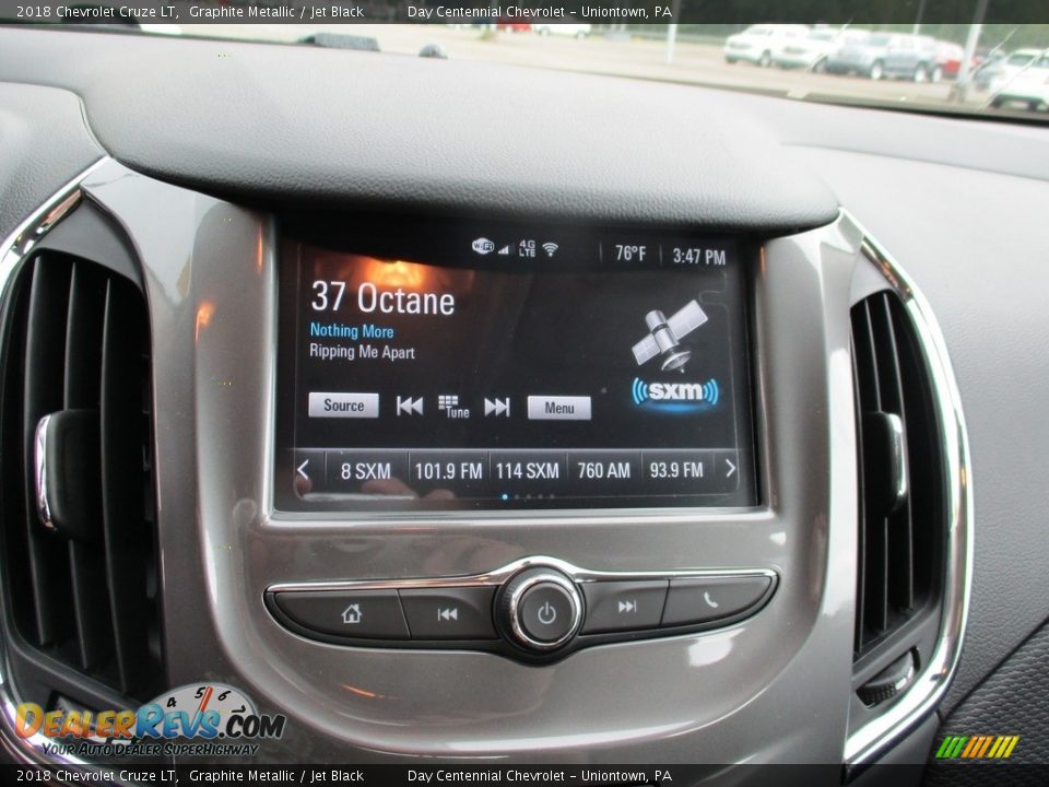 2018 Chevrolet Cruze LT Graphite Metallic / Jet Black Photo #8