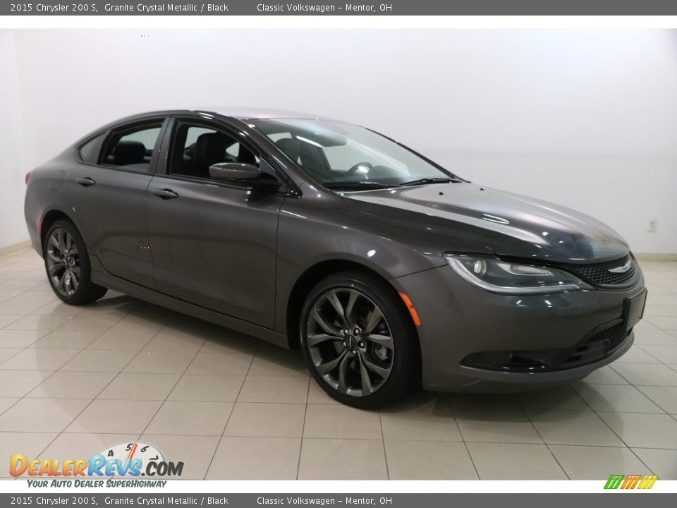 2015 Chrysler 200 S Granite Crystal Metallic / Black Photo #1