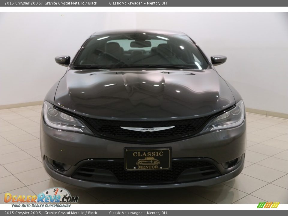 2015 Chrysler 200 S Granite Crystal Metallic / Black Photo #2