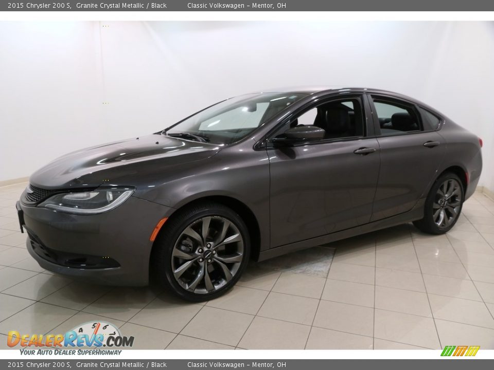 2015 Chrysler 200 S Granite Crystal Metallic / Black Photo #3