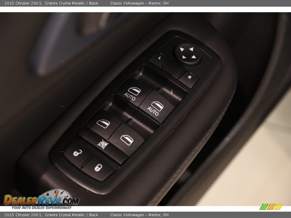2015 Chrysler 200 S Granite Crystal Metallic / Black Photo #5
