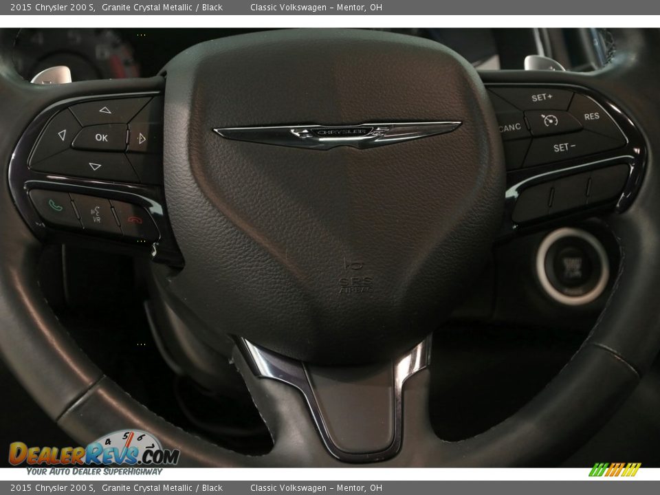 2015 Chrysler 200 S Granite Crystal Metallic / Black Photo #9