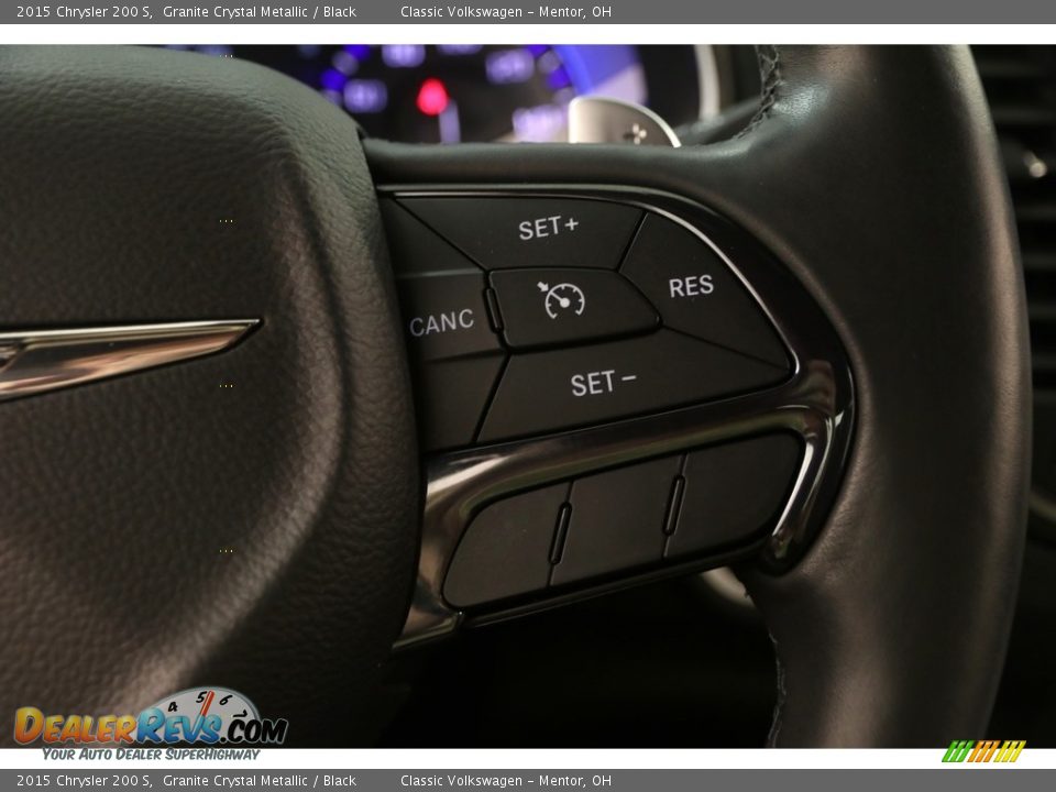 2015 Chrysler 200 S Granite Crystal Metallic / Black Photo #10