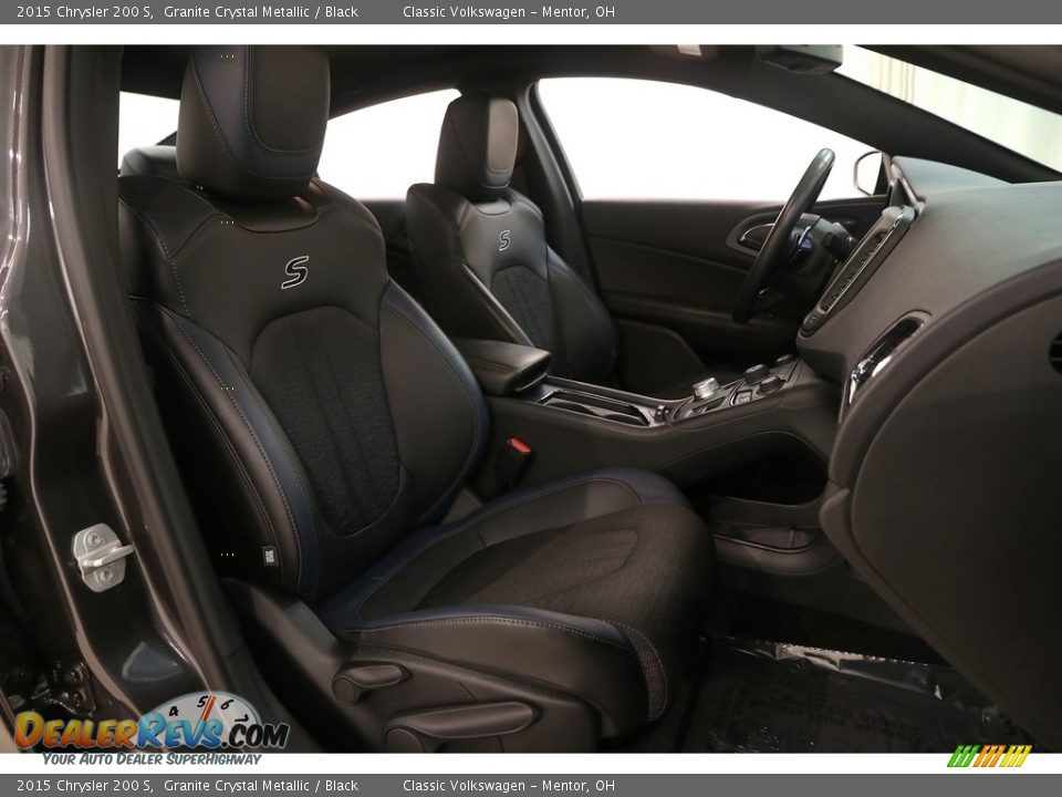 2015 Chrysler 200 S Granite Crystal Metallic / Black Photo #27