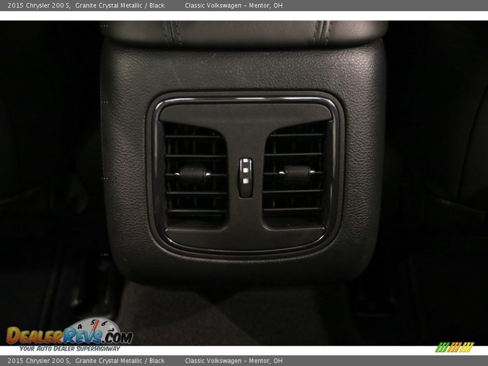2015 Chrysler 200 S Granite Crystal Metallic / Black Photo #32