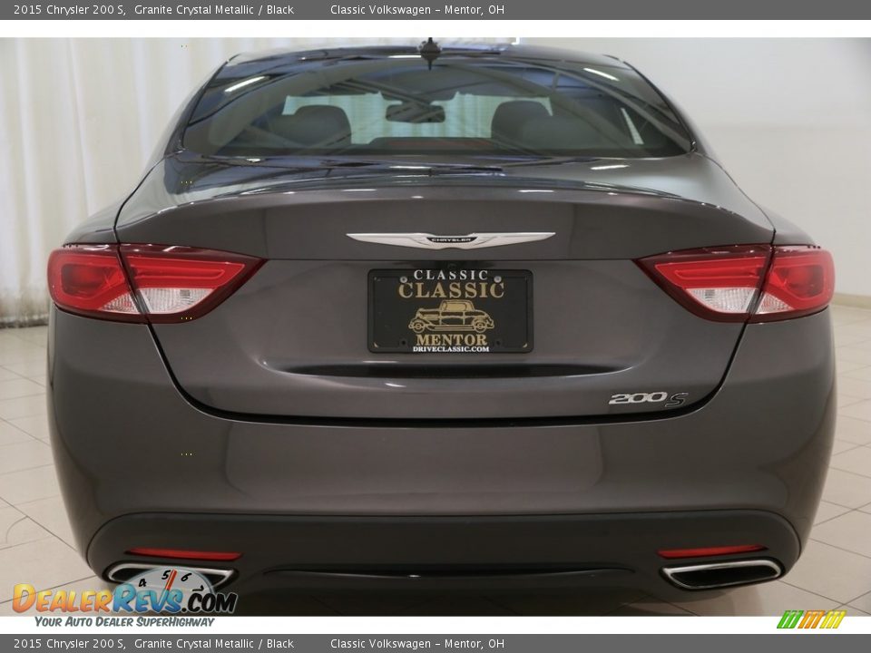 2015 Chrysler 200 S Granite Crystal Metallic / Black Photo #33