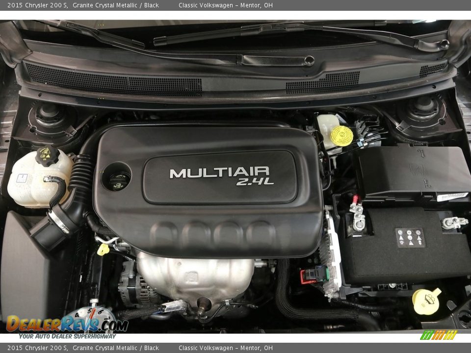 2015 Chrysler 200 S Granite Crystal Metallic / Black Photo #34