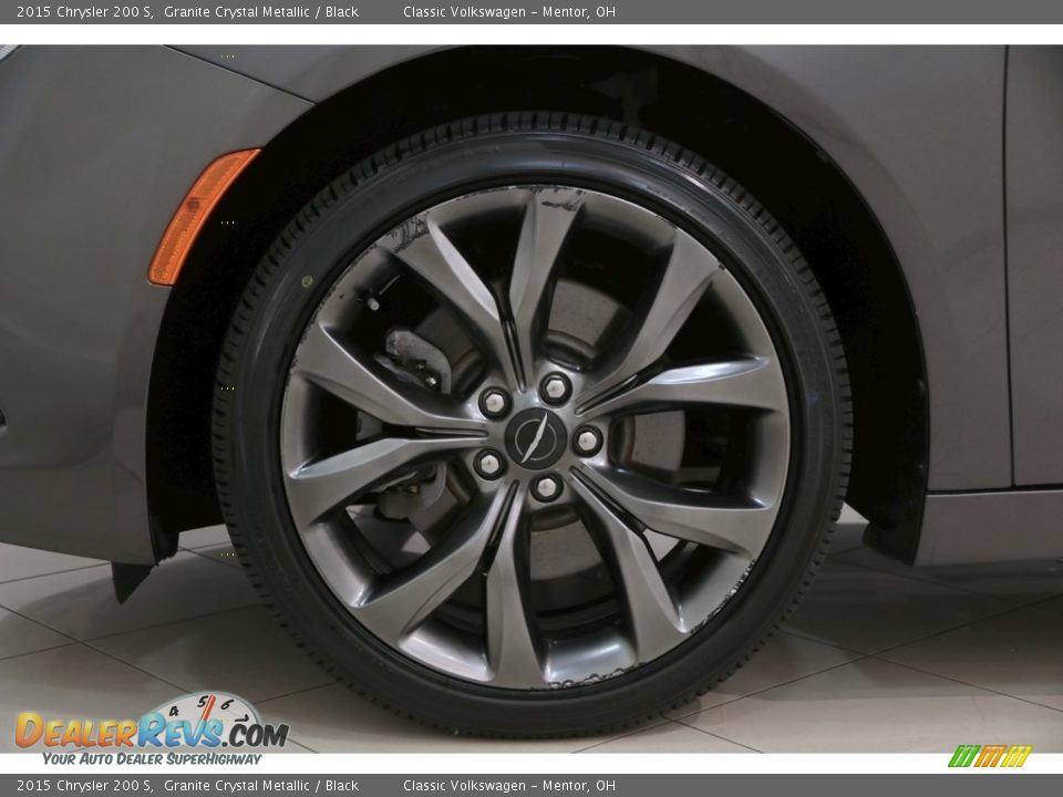 2015 Chrysler 200 S Granite Crystal Metallic / Black Photo #35