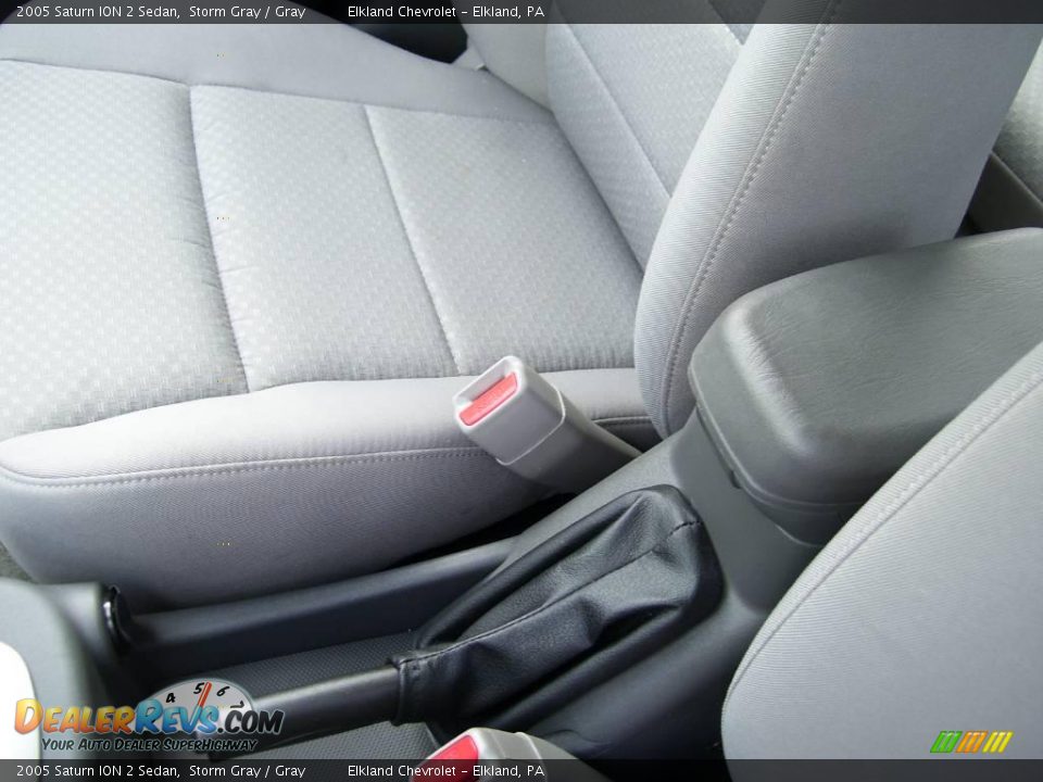 2005 Saturn ION 2 Sedan Storm Gray / Gray Photo #29