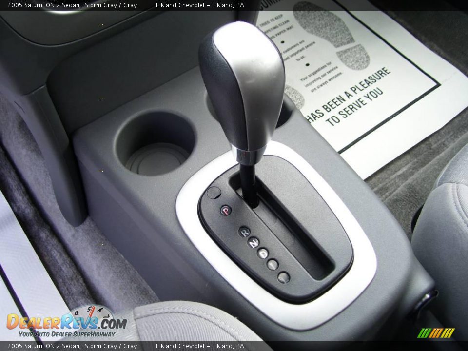 2005 Saturn ION 2 Sedan Storm Gray / Gray Photo #31