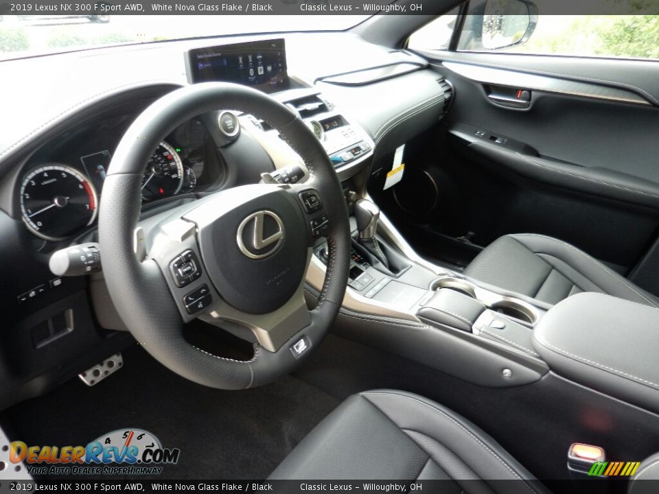Black Interior - 2019 Lexus NX 300 F Sport AWD Photo #2