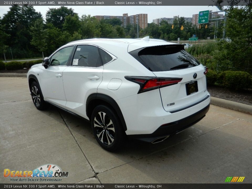 2019 Lexus NX 300 F Sport AWD White Nova Glass Flake / Black Photo #5