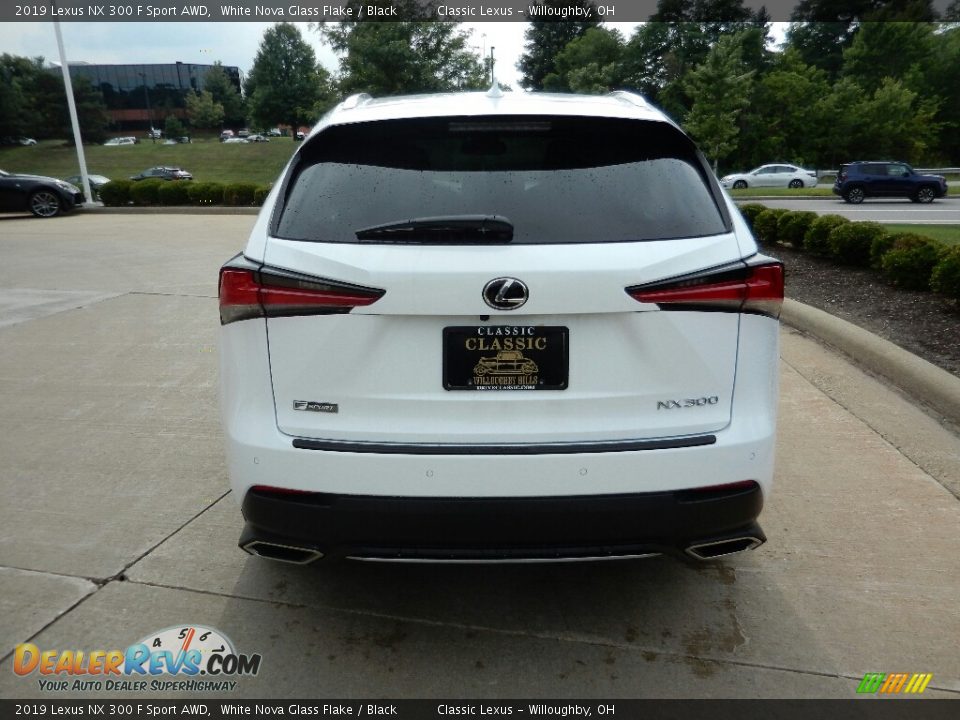 2019 Lexus NX 300 F Sport AWD White Nova Glass Flake / Black Photo #6