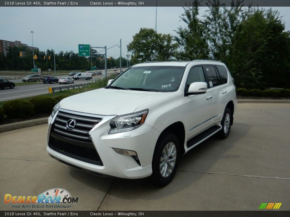 2018 Lexus GX 460 Starfire Pearl / Ecru Photo #1
