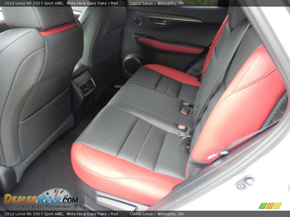 Rear Seat of 2019 Lexus NX 300 F Sport AWD Photo #3