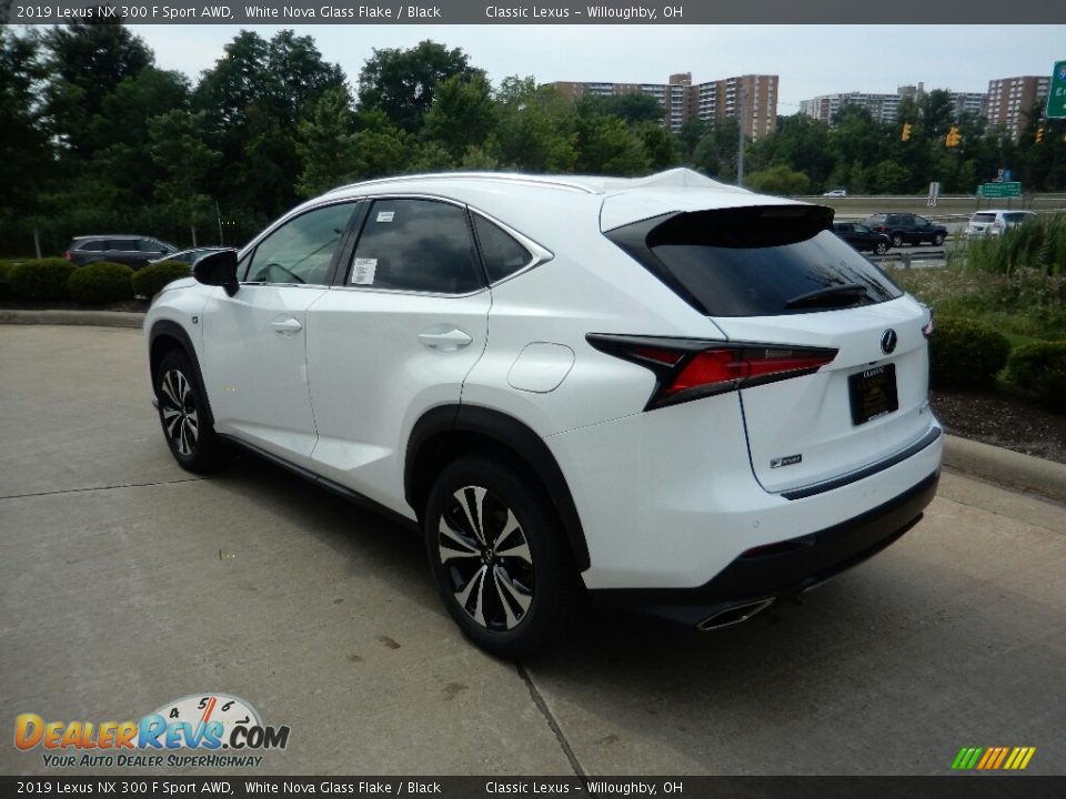 2019 Lexus NX 300 F Sport AWD White Nova Glass Flake / Black Photo #5