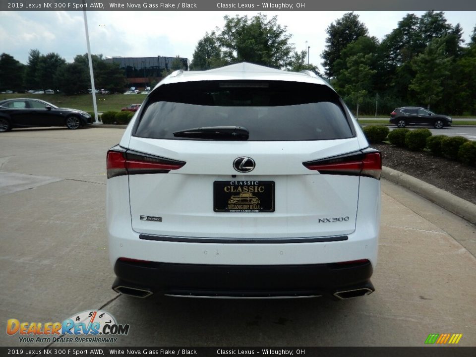 2019 Lexus NX 300 F Sport AWD White Nova Glass Flake / Black Photo #6