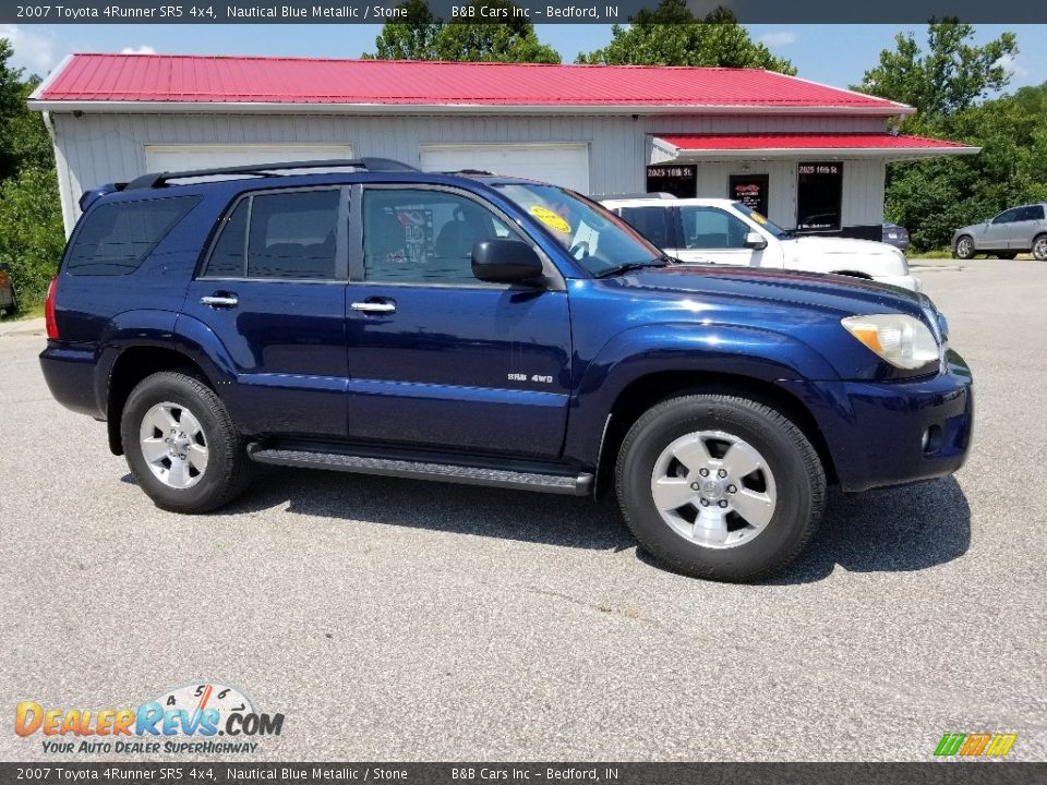 2007 Toyota 4Runner SR5 4x4 Nautical Blue Metallic / Stone Photo #2