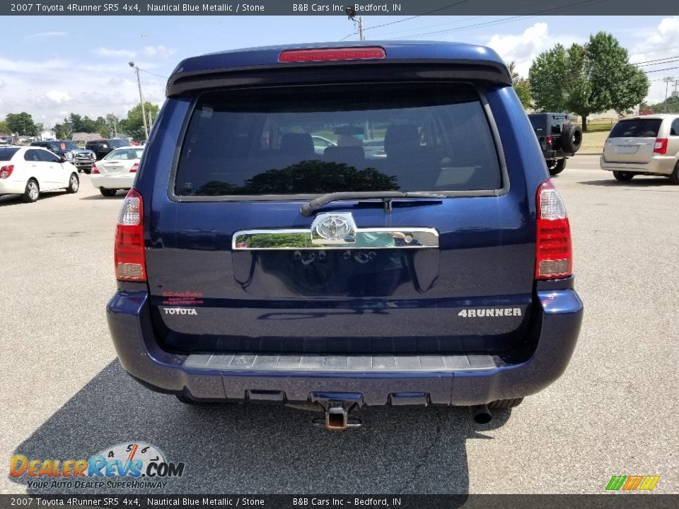 2007 Toyota 4Runner SR5 4x4 Nautical Blue Metallic / Stone Photo #4
