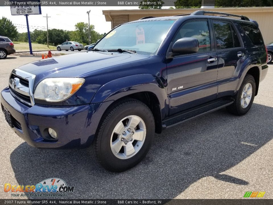 2007 Toyota 4Runner SR5 4x4 Nautical Blue Metallic / Stone Photo #8
