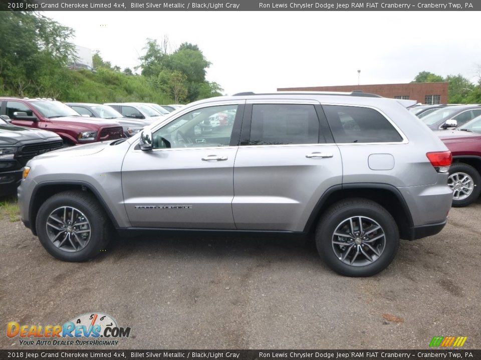 2018 Jeep Grand Cherokee Limited 4x4 Billet Silver Metallic / Black/Light Gray Photo #2